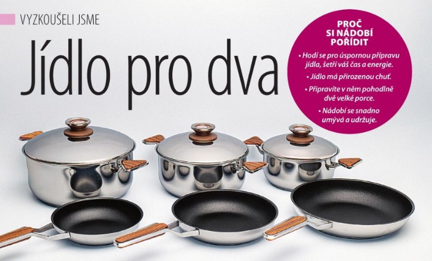 Redakce prestižního magazínu otestovala nádobí Zepter Zest