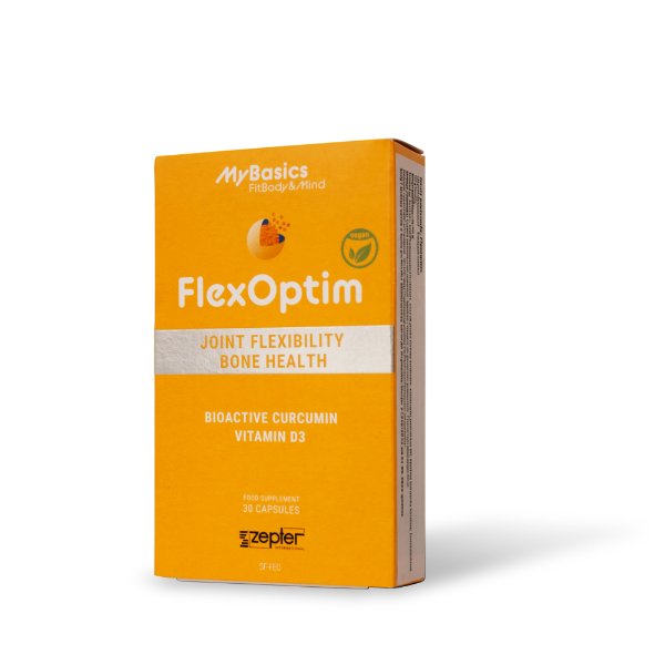 MyBasics FlexOptim, doplňek stravy s kurkuminem a vitamínem D3