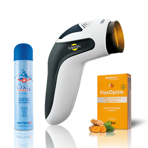 BIOPTRON MEDALL, FLEXOPTIM ZDARMA, OXY sprej - AKČNÍ EDICE