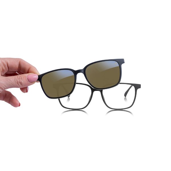Brýle Zepter Hyperlight s klipem, HALO BLACK, unisex, outdoor