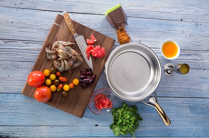 Krevety s pomerančovou šťávou a chilli Krevety s pomerančovou šťávou a chilli